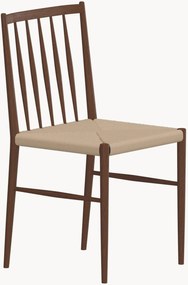 Eetstoelen Enes met houtlook, 2 stuks