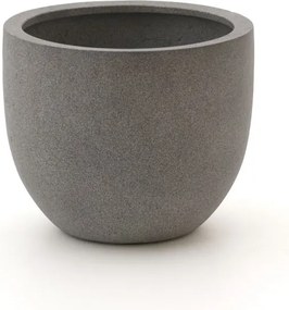 Bloempot Luca Lifestyle Grigio | Taupe Kunststof  | ø45cm | Geschikt voor Buiten en binnen | Kees Smit Tuinmeubelen
