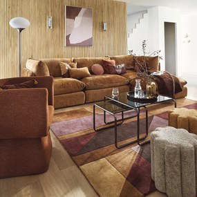 Set van 2 salontafels in gehard glas, Neso