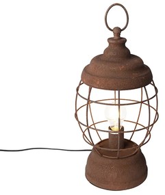 Rustieke tafellamp roest - Lentera Landelijk / Rustiek E27 rond Binnenverlichting Lamp
