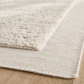 Vierkant wollen vloerkleed, XL, handgeknoopt, EDGI