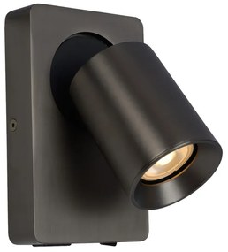 Lucide Nigel wandlamp 1x 5W gunmetal