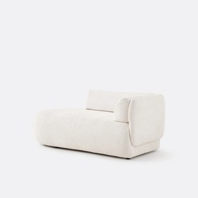 Longchair links, dik fluweel, Méridiano