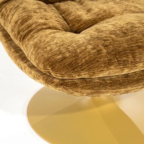 Draaibaar Fauteuil Mosterd