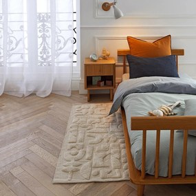 Vloerkleed met geometrisch motief, voor kinderen, in biokatoen Podotak