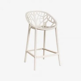 Verpakking Van 4 Ores Polypropyleen Hoge Krukken Tapioca Beige & ↑65 Cm - Sklum