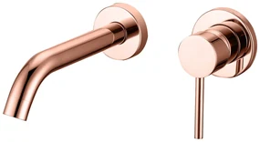 Best Design Lyon inbouw wastafelkraan 20cm rosé goud