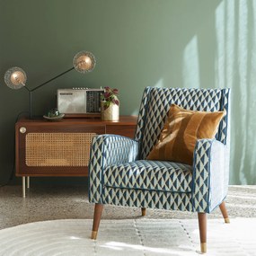 Fauteuil in fluweel, (Y)