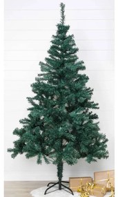 HI Kerstboom met metalen standaard 210 cm groen