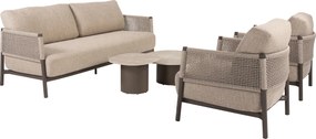 4 Seasons Savanne loungeset 5-delig - terre
