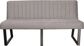 Eetkamerbank - Hengelo - stof Element lichtgrijs 04 - 220 cm