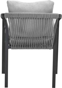 Garden Impressions Tarera lounge dining stoel - donker grijs
