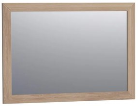Saniclass Massief Eiken Spiegel - 100x70cm - zonder verlichting - rechthoek - Smoked oak 30070SOG