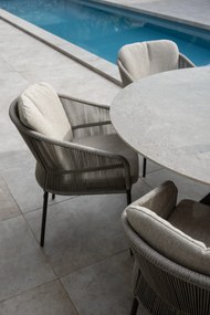 Taste by 4 Seasons Florence tuinstoel terre Tuinstoel   bruin weerbestendig