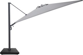 Zweefparasol  2.6x3.5m Concrete (excl. voet) Grijs-antraciet Camello Luna