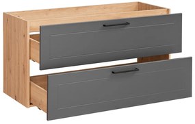 Comad Madera Grey 854 FSC onderkast 120cm eiken/grijs