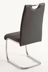 Set 4 Hallen Kunstlederen Stoelen