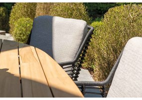 4 Seasons Outdoor Fabrice lounge dining stoel - donker grijs