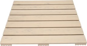 Terrastegel composiet 50 x 50 cm steengrijs gevlamd FSC (24 mm) massief
