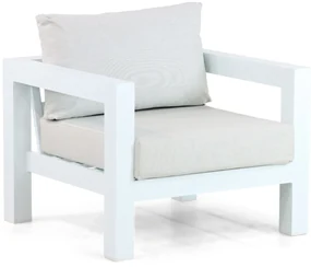 Tuinstoel Aluminium Wit Lifestyle Garden Furniture Luca