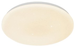 Smart plafondlamp wit 38 cm stereffect incl. LED met afstandsbediening - Extrema