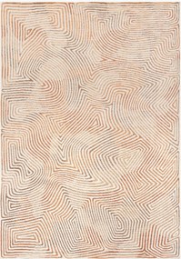 Wasbaar jacquard indoor & outdoor vloerkleed Coral