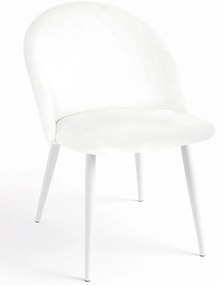 Stoel White Vint Velvet