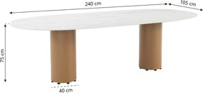 Tuinset 6 personen  Rope Taupe 4 Seasons Outdoor Biarritz/Colorado