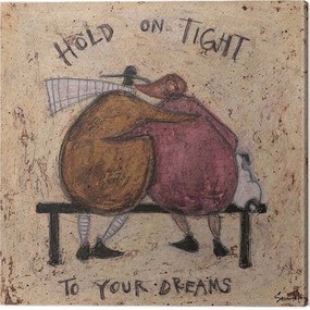 Print op canvas Sam Toft - Hold on Tight II, (40 x 40 cm)