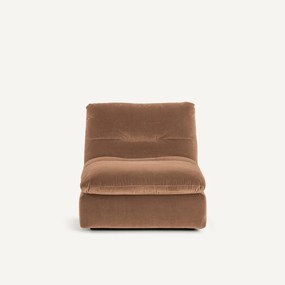 Modulaire fauteuil in fluweel, GIULIANO