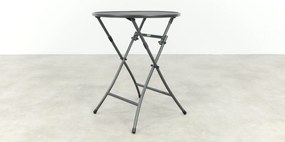 Inklapbare balkonset 3-delig strekmetaal - Antraciet