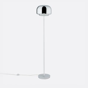Staande lamp van verchroomd ijzer, KINOKO