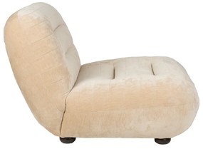 Dutchbone Wyatt Lounge Fauteuil Velours Beige