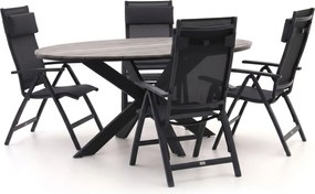 Diningset Bellagio | 4 personen | Tuinset polywood | 5-delig | Kees Smit Tuinmeubelen