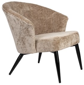 Dutchbone Georgia Fauteuil Beige Velvet