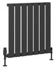 Eastbrook Deddington radiator 55x60cm 525W antraciet