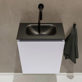 Mondiaz Ture 40cm toiletmeubel cale met wastafel urban midden geen kraangat