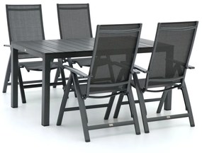 Bellagio Avenza/Fidenza 160cm dining tuinset 5-delig verstelbaar