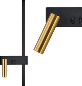 WANDLAMP APP1439-2-W LEFT BLACK GOLD