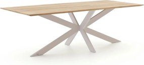 Tuin eettafel Bellagio  | Rechthoekig  | Tuintafel Teakhout | 220x100cm | 6 personen | Kees Smit Tuinmeubelen