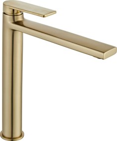 Wastafelkraan Rea Verso Gold Brush High