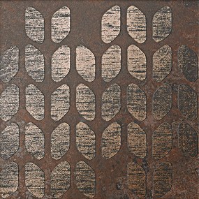 Valence Earth wandtegel 25x25cm decor ruggine gerectificeerd