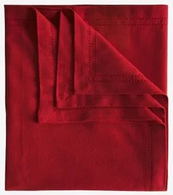 Eirsen Katoenen Tafelkleed Rood – Bordeaux & 200 X 300 Cm - Sklum