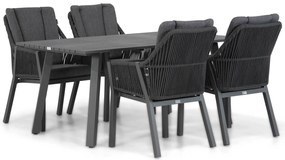 Tuinset 4 personen 170 cm Rope Grijs Lifestyle Garden Furniture Verona/Villagio