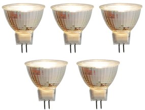 Set van 5 GU5,3 LED lamp MR16 5W 420 lm 2700K 12V