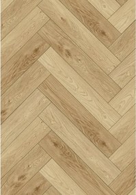 Mexen Anniston vinylpanelen visgraat 570 x 95 mm LVT Dryback 2,5 mm, PVC-onderlaag, 4 V-groef, Eiken - F1471-0570-095-255-4V1-01