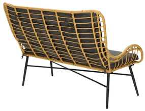 The Outsider Stoel-Bank Loungeset - Milou - Wicker - Grijs - The Outsider