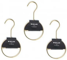 Set Van 6 Metalen Hangers Voor Accessoires Gärde Goud - Sklum