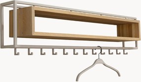 Wandrek School met eikenhouten hoedenplank