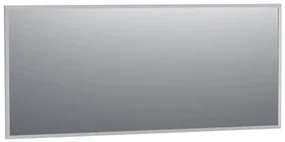 BRAUER Onyx spiegel - 160x70cm - rechthoekig - aluminium-kleurig geborsteld frame SP-ON160RHA